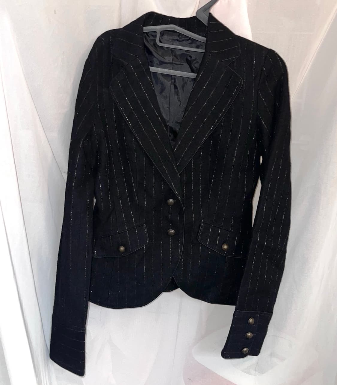 Comme caism 꼼사이즘 글리터 스트라이프 자켓 상품이미지3