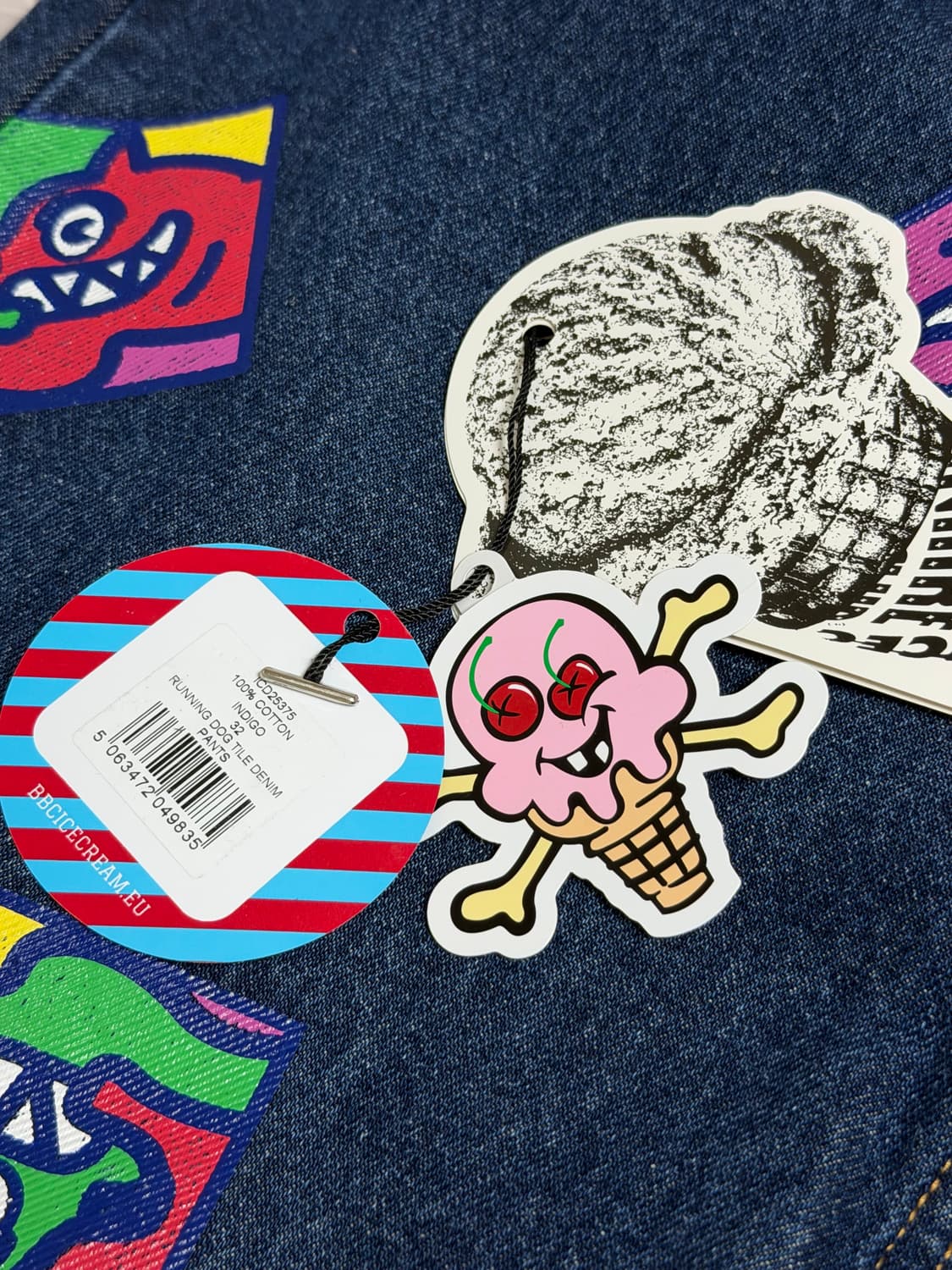 BBC ice cream denim pants (32,32) 32size 상품이미지1