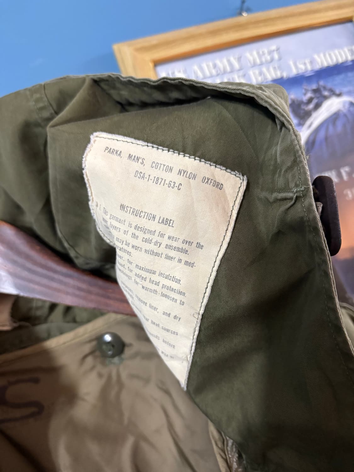 U.S Army M-1951 Shell Parka. 상품이미지6