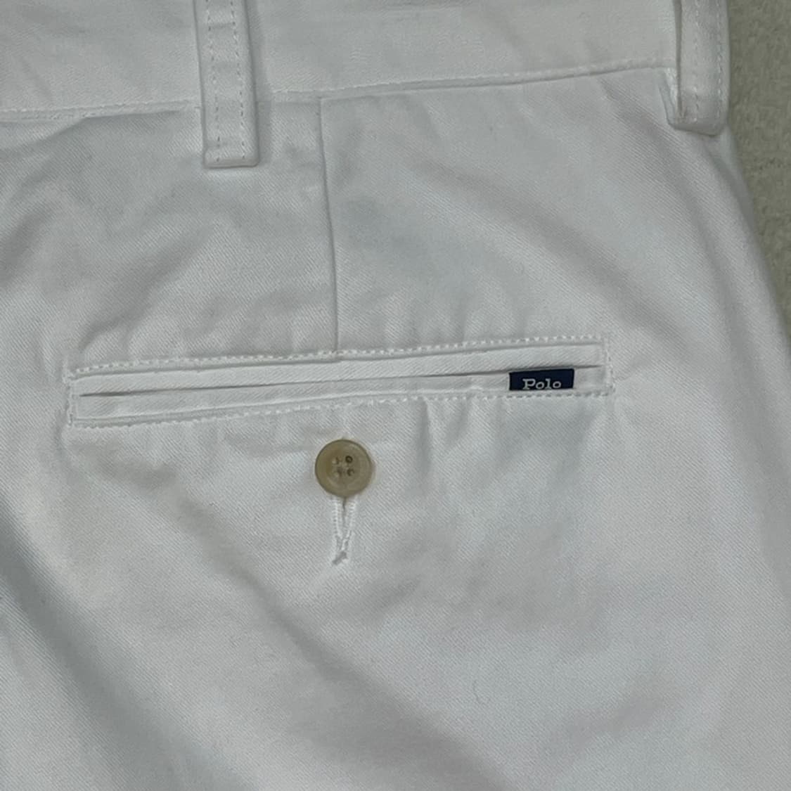 POLO BY RALPH LAUREN 화이트 치노 팬츠 34x30 상품이미지5