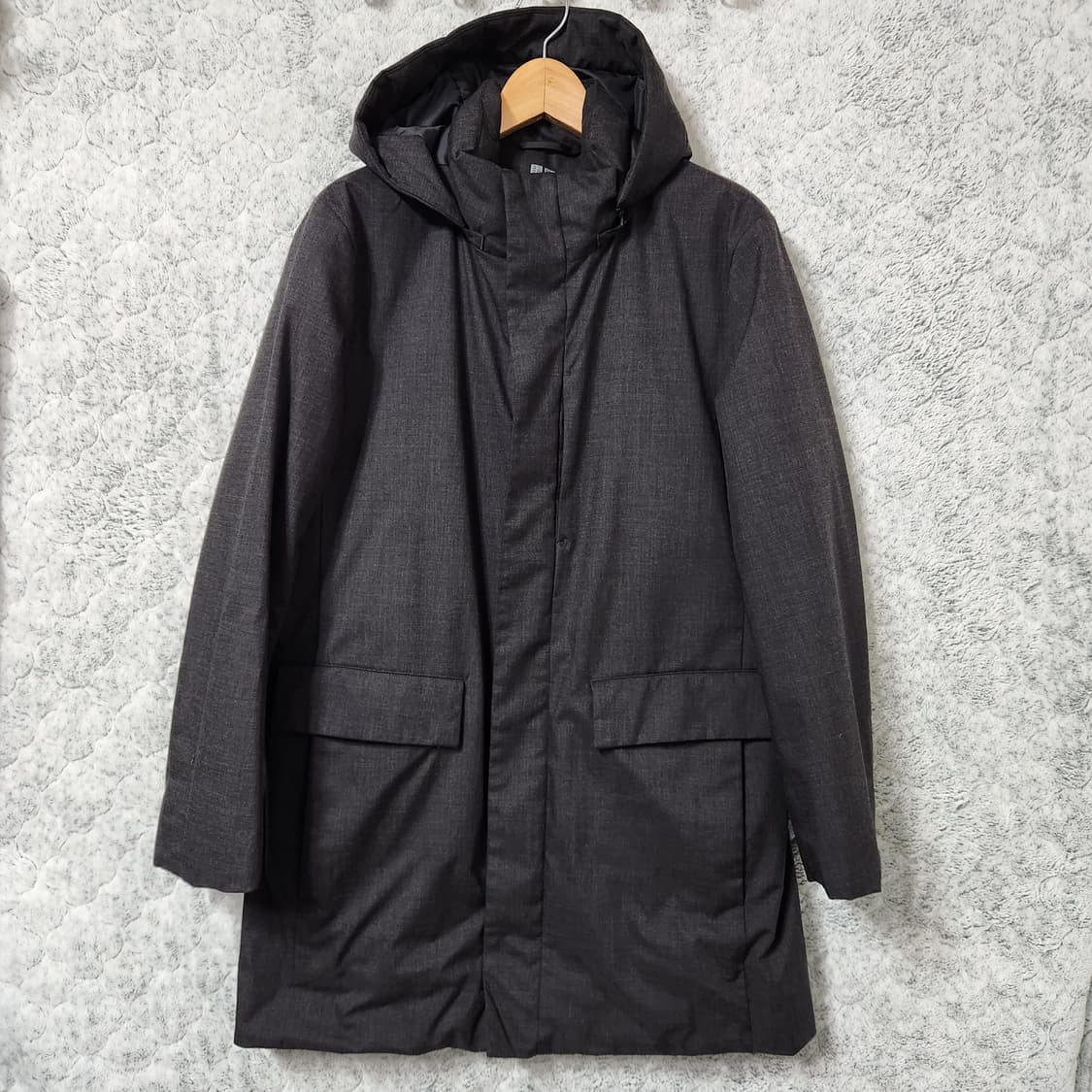 H842 [L] 유니클로 하이브리드 다운 코트 패딩 상품이미지1