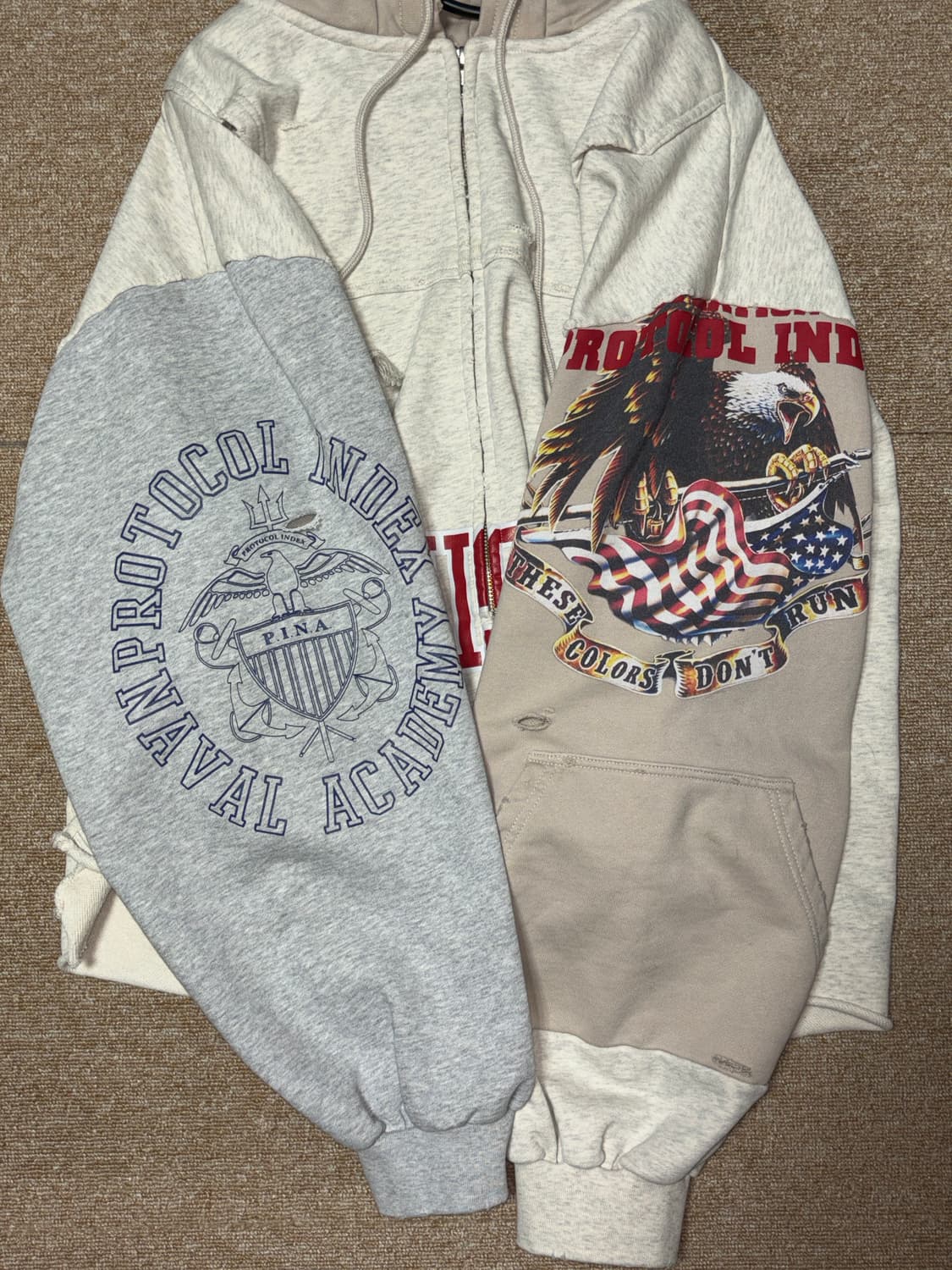 프로토콜인덱스 후드집업 상품이미지4