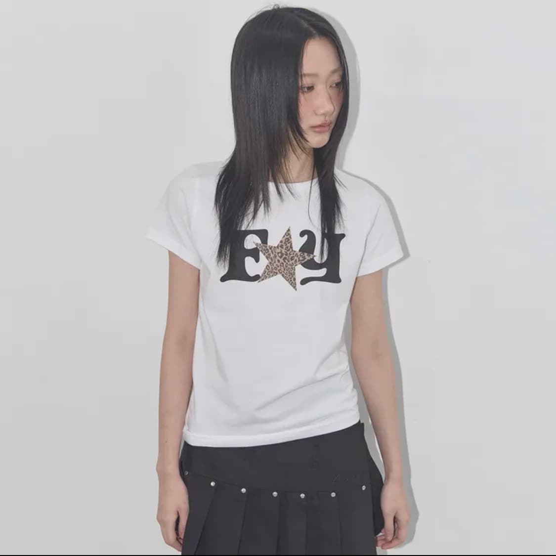 팬시클럽 레오파드 티 상품이미지1