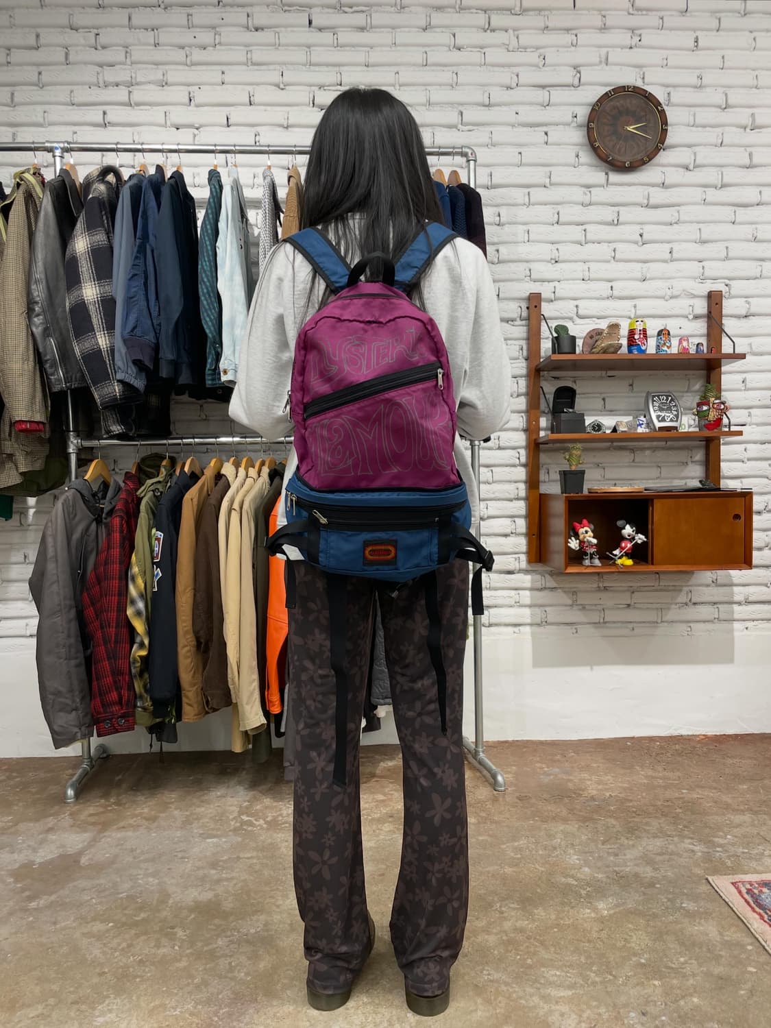 히스테릭 글래머 나일론 투웨이 백팩 상품이미지1