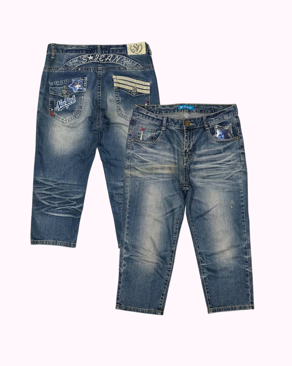 kitsch star spangle capri jean 상품이미지1