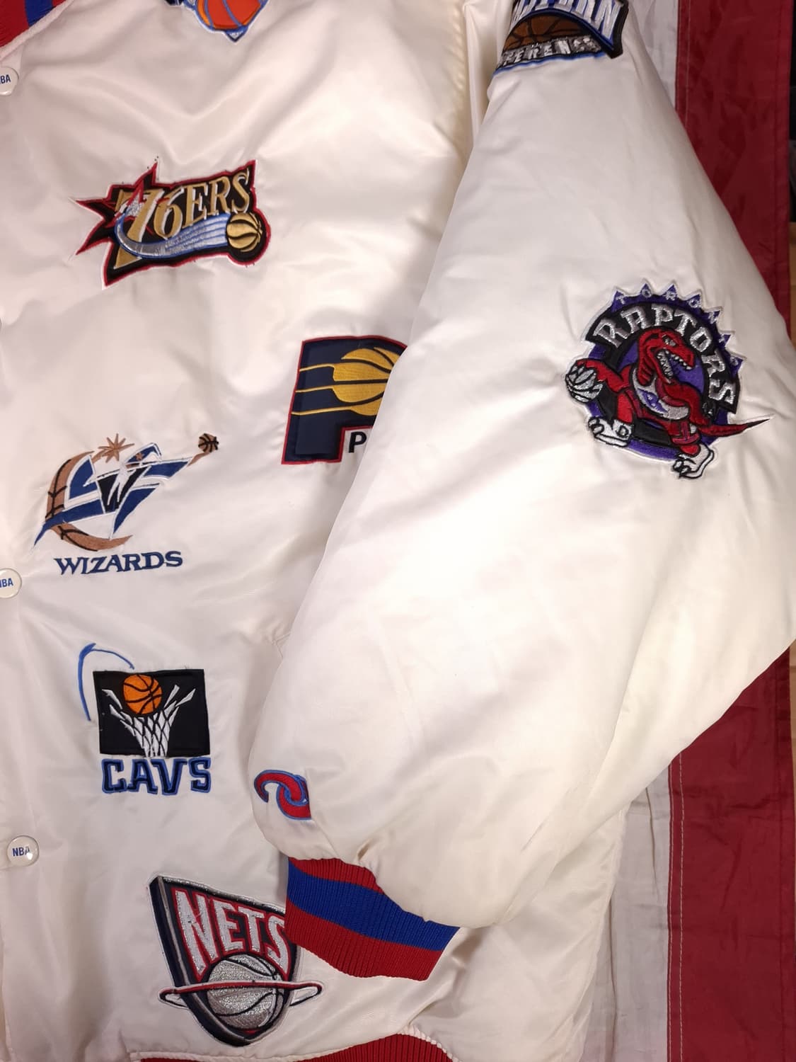 특A 오리지날 UNIQUE X NBA 엠브로이드 바시티자켓 상품이미지5