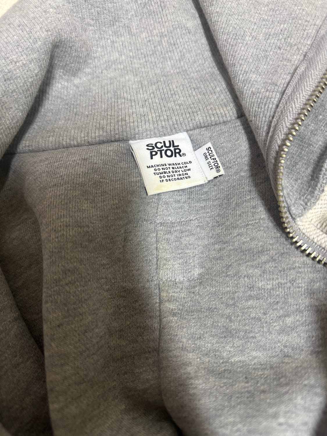 스컬프터 인사이드아웃 집업 멜란지 상품이미지5