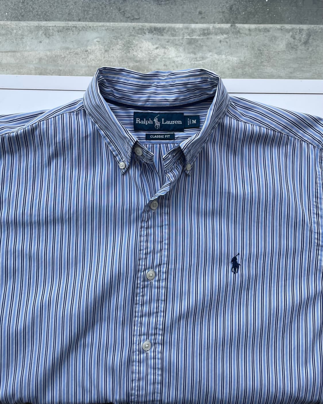 Polo Ralph Lauren Striped Poplin Shirt M 상품이미지8
