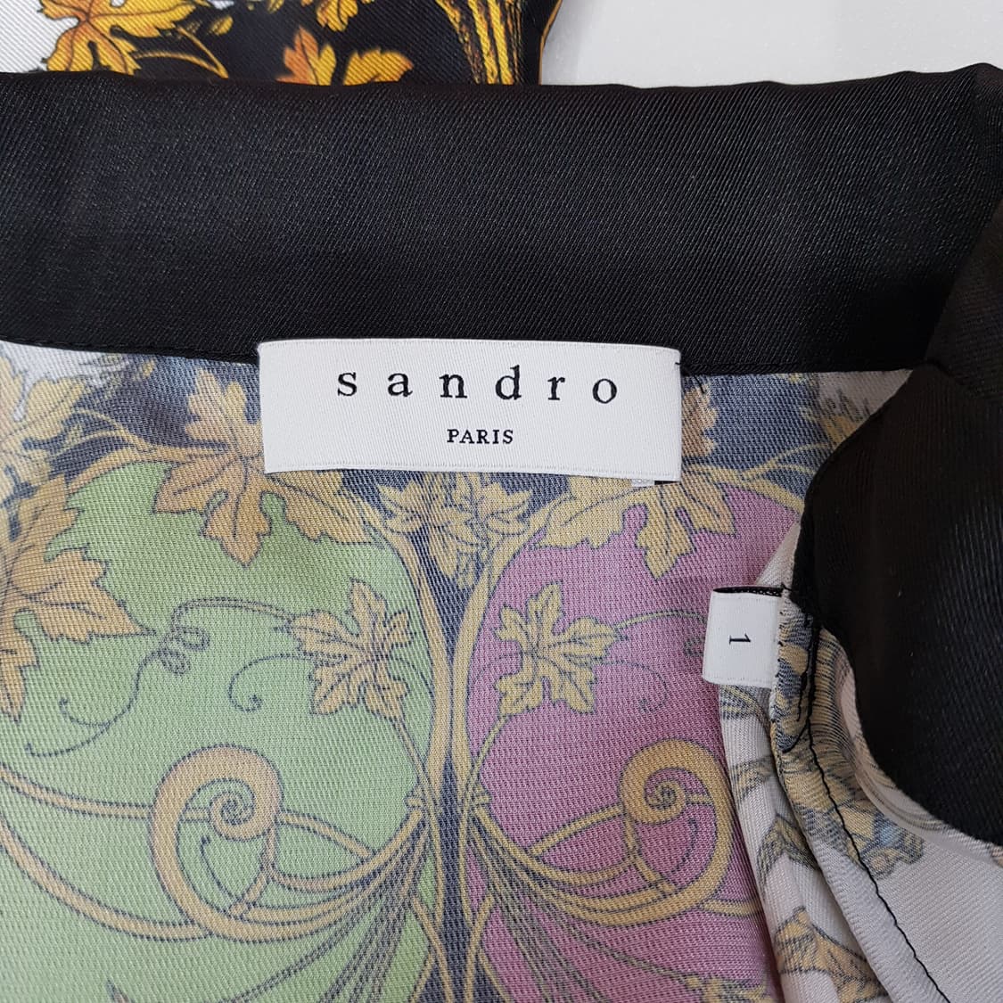 산드로 Sandro 멀티컬러 오픈카라 셔츠 1사이즈 상품이미지7