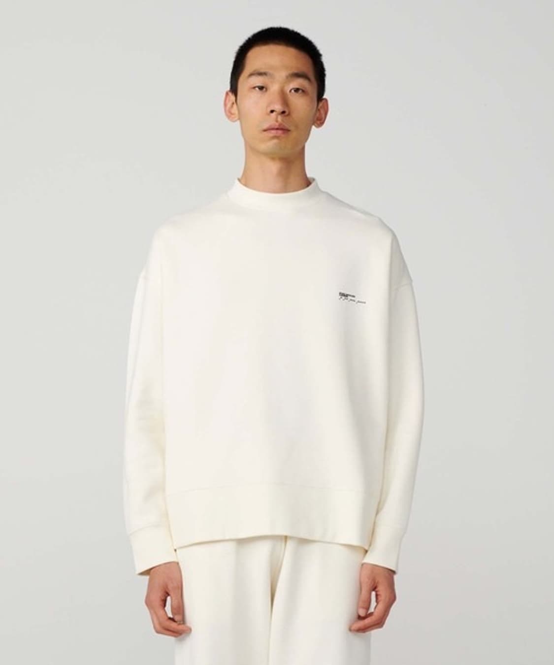 스튜디오니콜슨 X 선스펠 플리스백 맨투맨 스웨트 셔츠 아이보리 M사이즈 상품이미지4