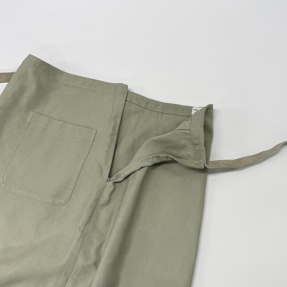 Dries Van Noted leather belted skirt 상품이미지7