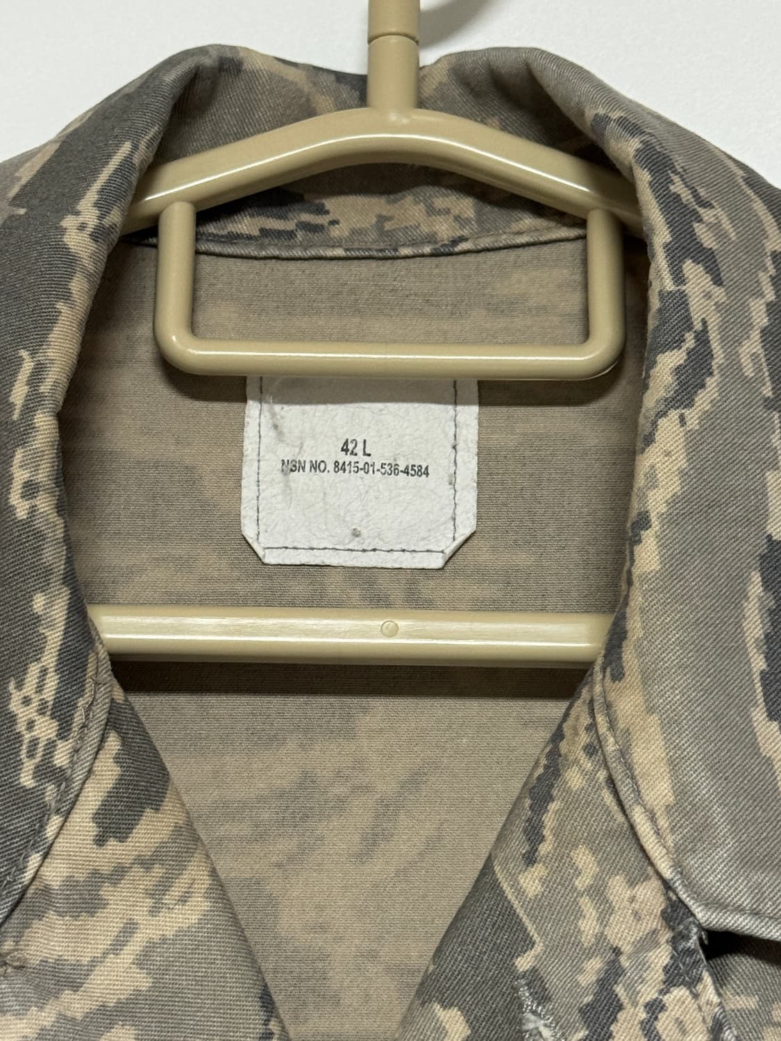 미공군 U.S. AIR FORCE 카모 군복 상의 105-110 상품이미지4