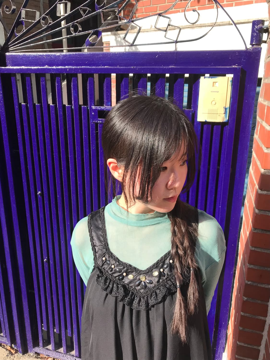 vintage mint mesh top 상품이미지9