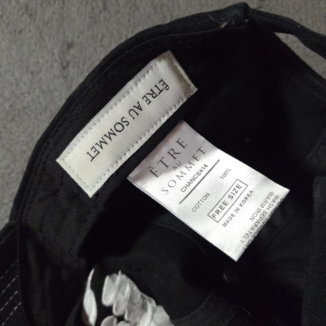 에트오소메 볼캡 모자 상품이미지4