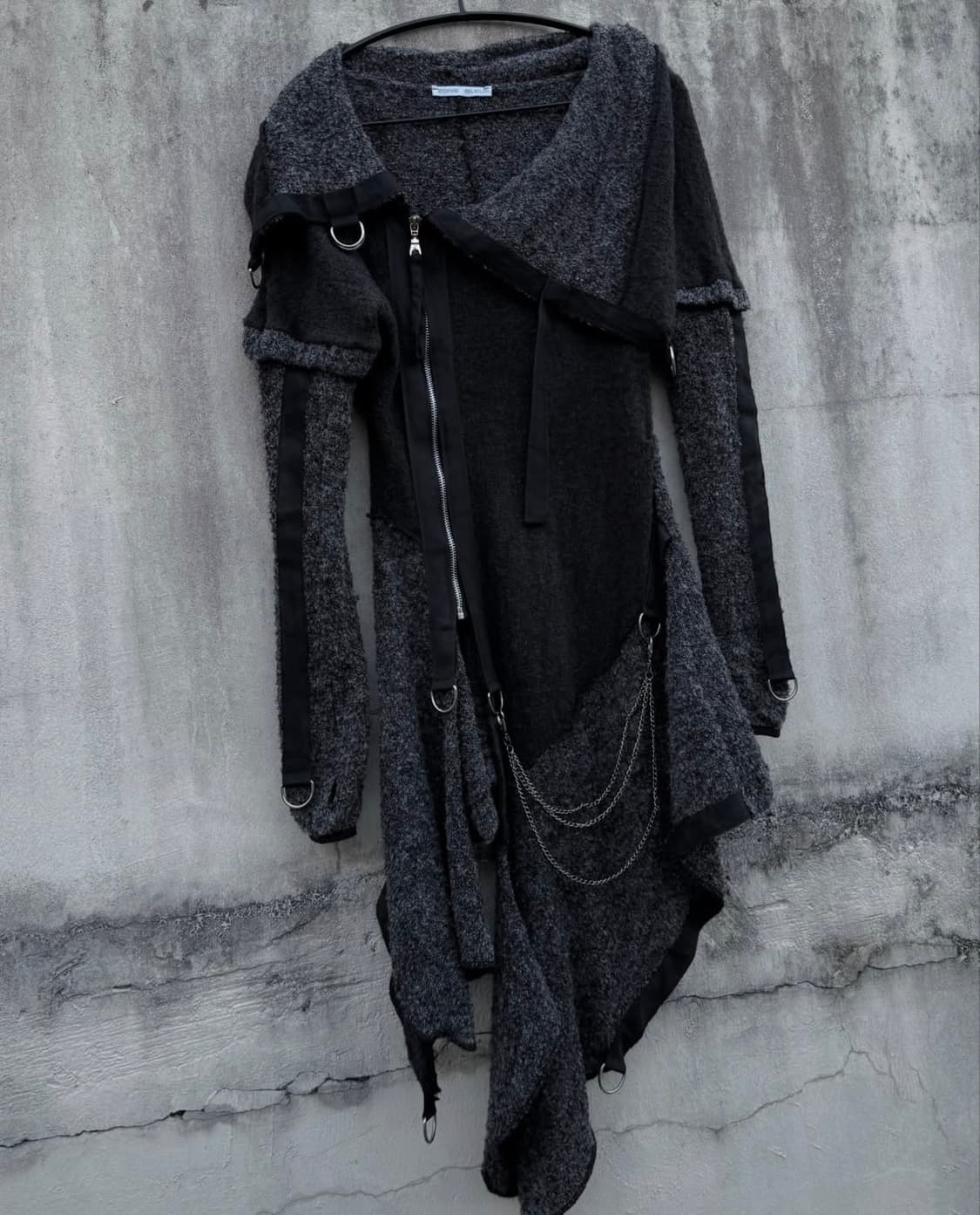 V-kei Style Layered Detail Cardigan 상품이미지3