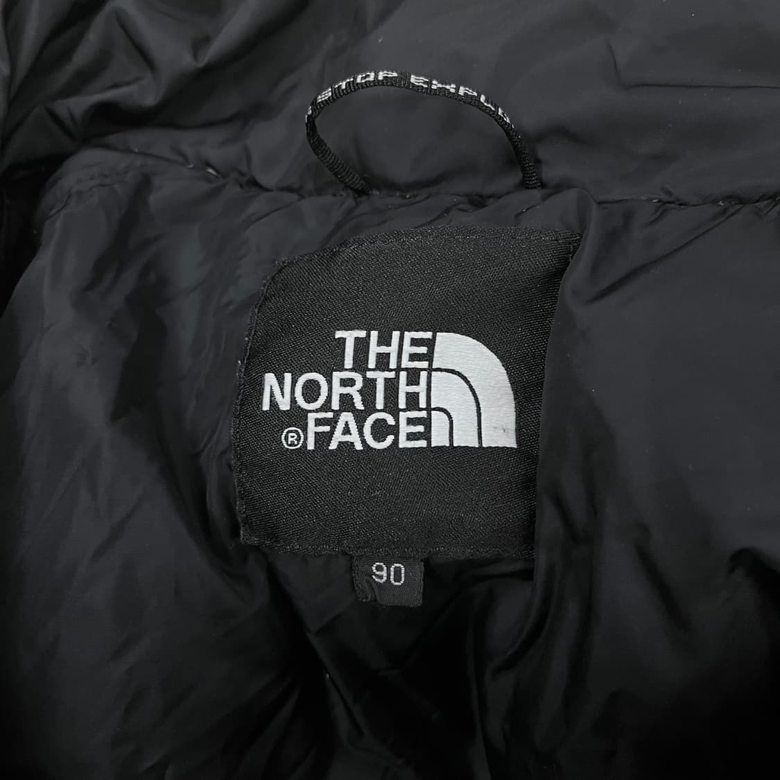 노스페이스 그레이 블랙 눕시 패딩 조끼  상품이미지4