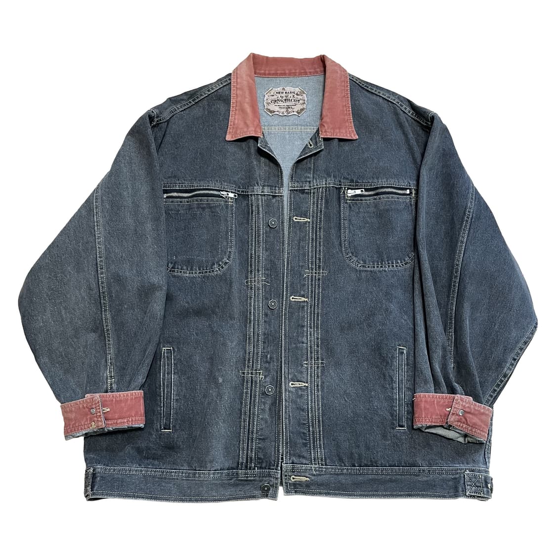 [Free] CANGARCON 흑청 데님 자켓 상품이미지1