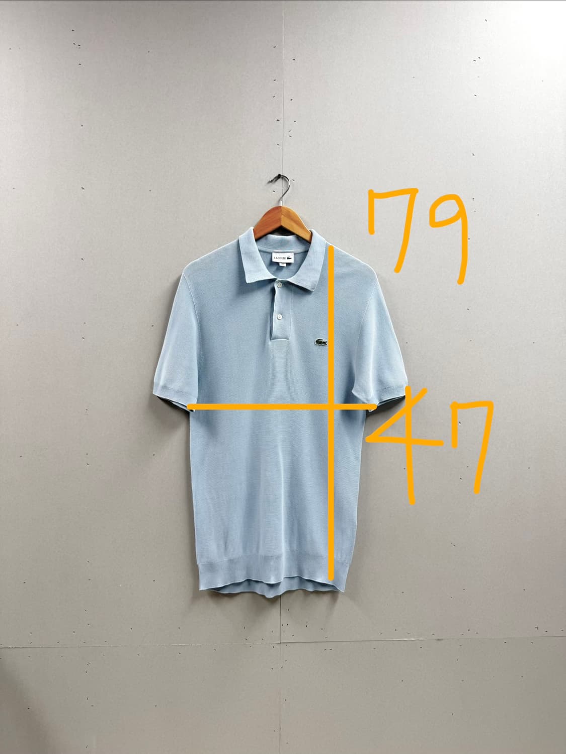 남성 95-100 / 라코스테 니트 반팔 카라티셔츠  상품이미지2