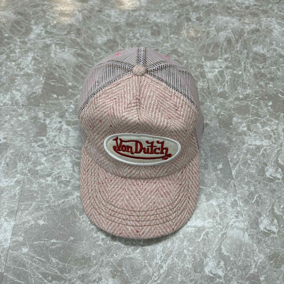 Vondutch 본더치 y2k 핑크 메쉬 캡(OS) 상품이미지3