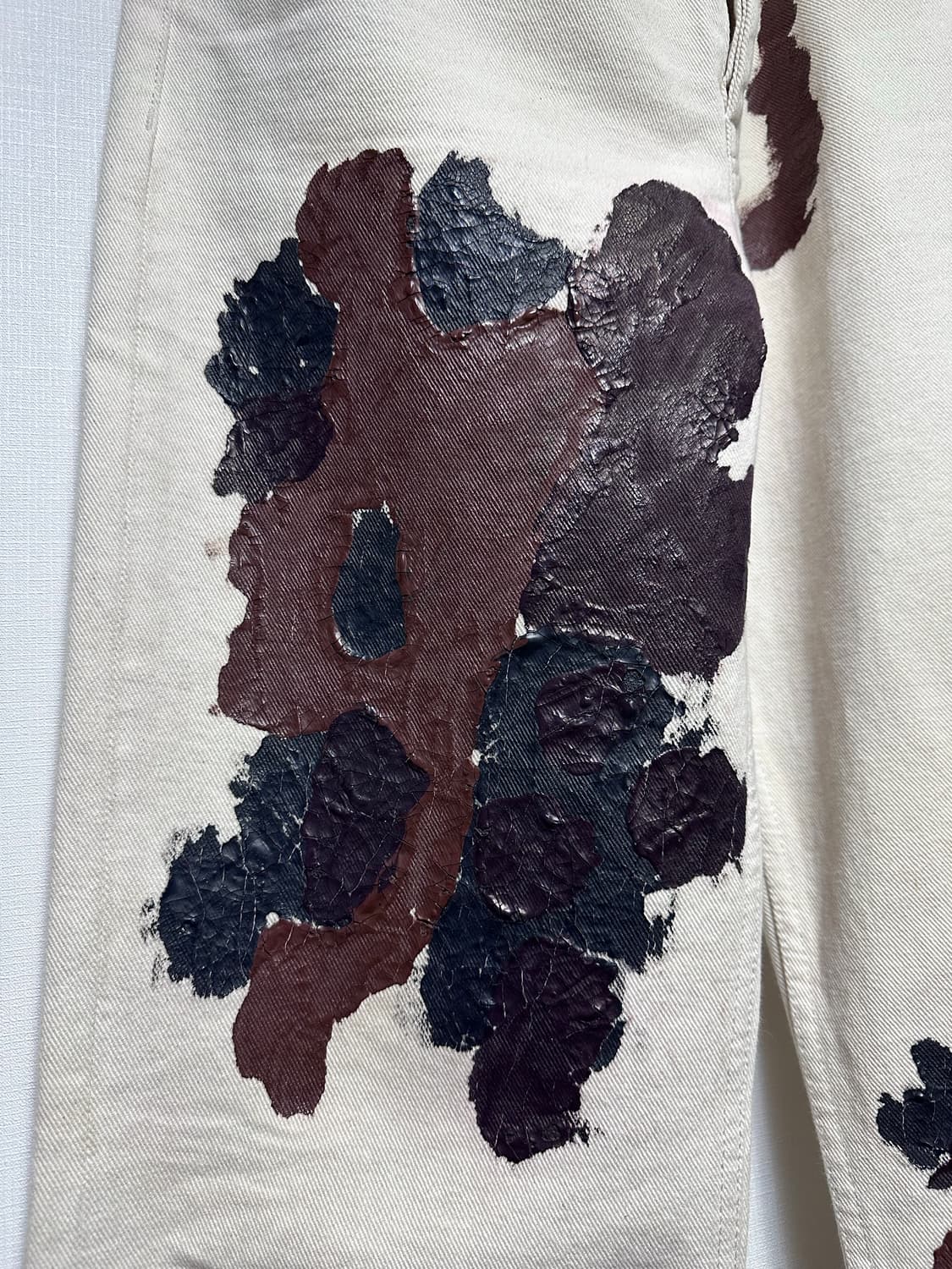 아워레가시 크랙 페인팅 데님 상품이미지5