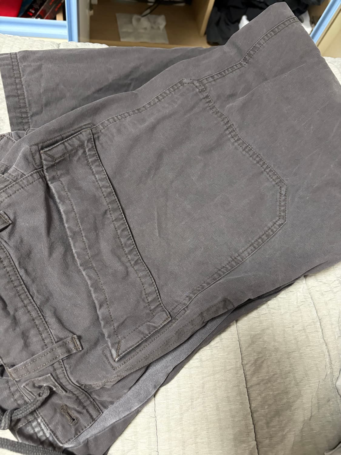 폴리테루 파라팬츠 차콜3 상품이미지1