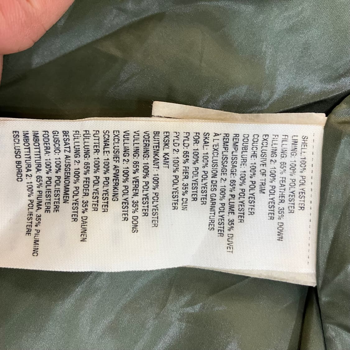 홀리스터 카키 후드 패딩 점퍼 S 상품이미지5