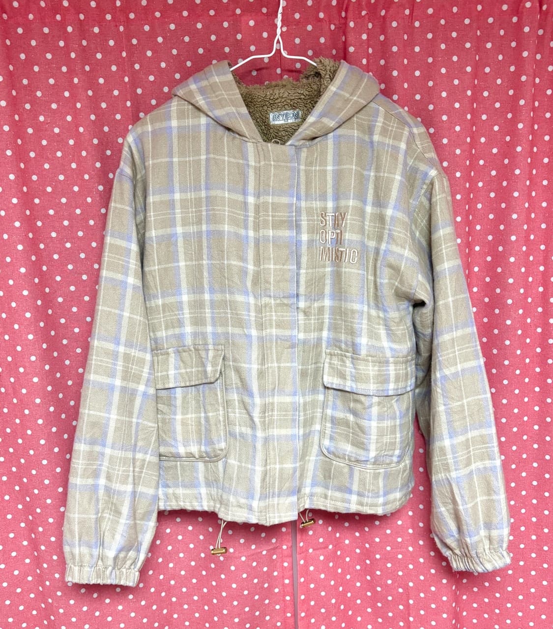 [INYEON] 양털 후드 집업 자켓 상품이미지1