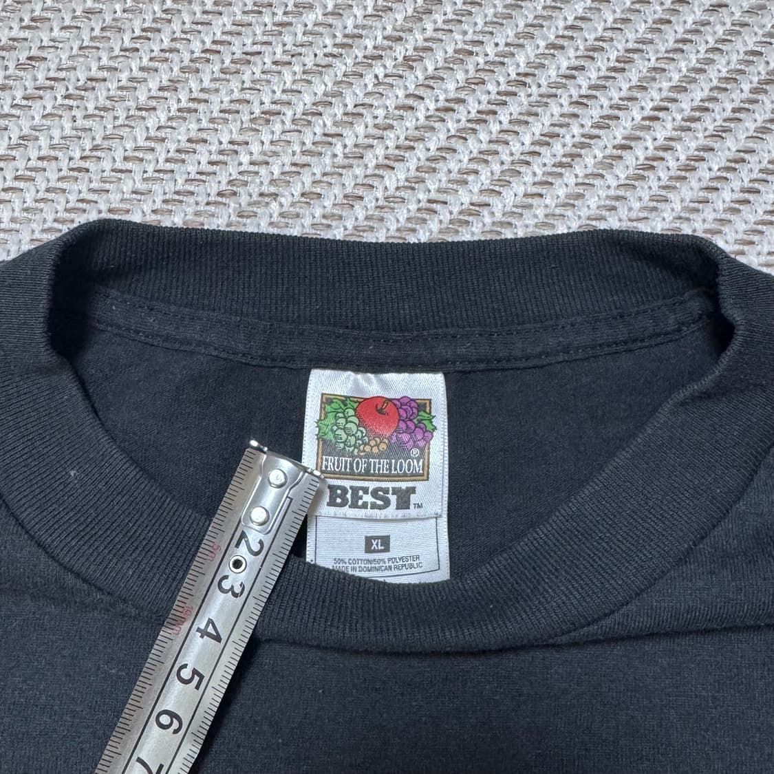 (XL) 90s 빈티지 DARE 라이언 블랙 티셔츠 후룻 상품이미지3