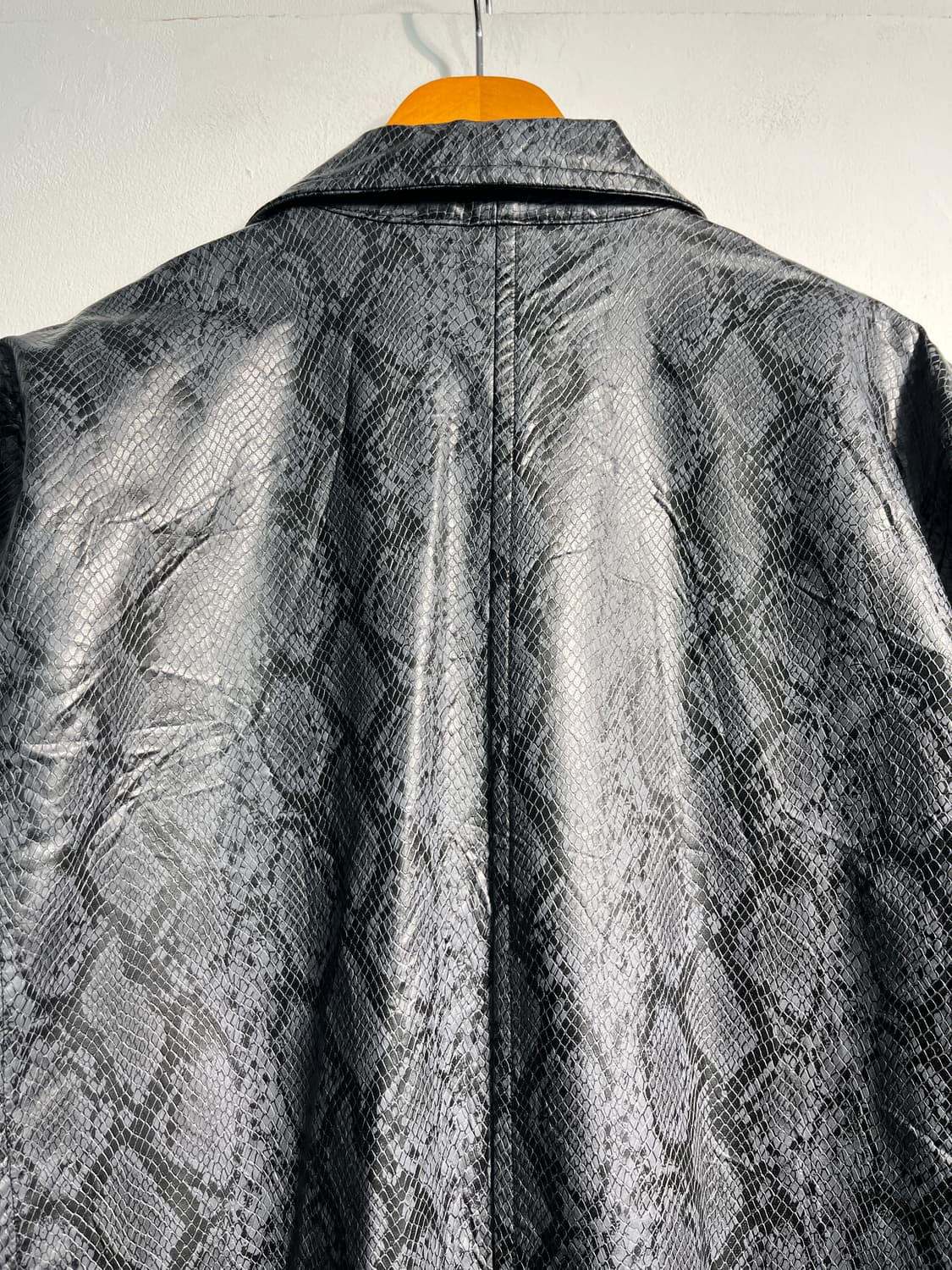 Fake 뱀피 snake skin jacket M 상품이미지8