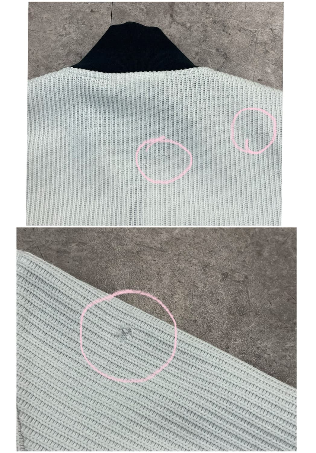 아디다스 니트 트랙탑 져지 화이트 S #csz3693 상품이미지8