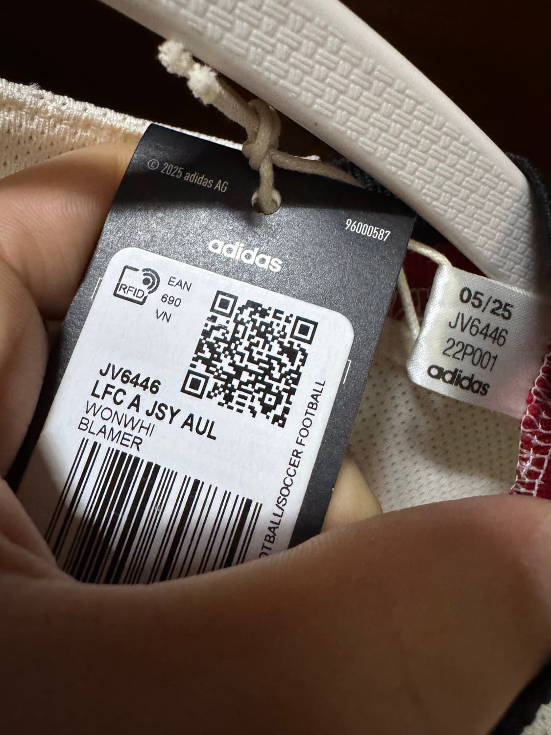 25-26 리버풀 어웨이 긴팔 어센틱 해외XL 상품이미지4