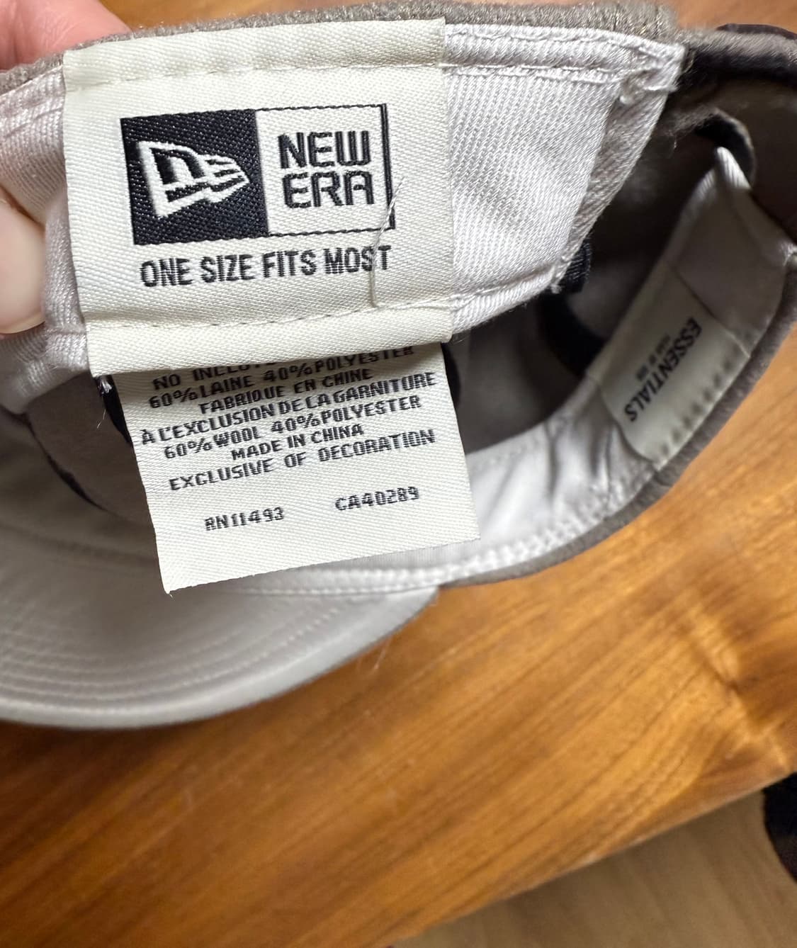 피어오브갓 에센셜 뉴에라 울혼방 모자 상품이미지3