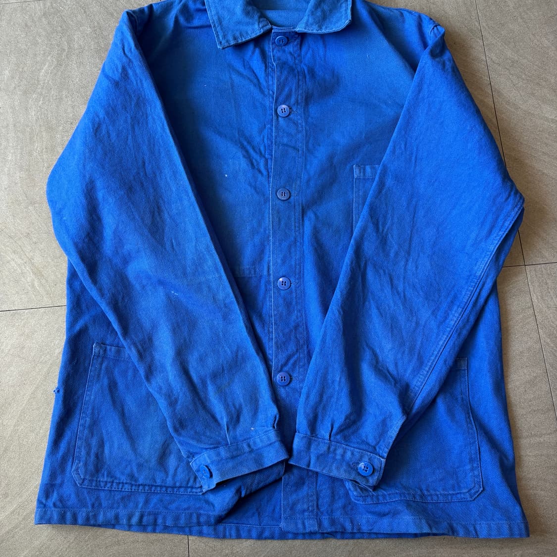 90년대 빈티지 프랑스 생산 프렌치 워크 트윌코튼 자켓 상품이미지8