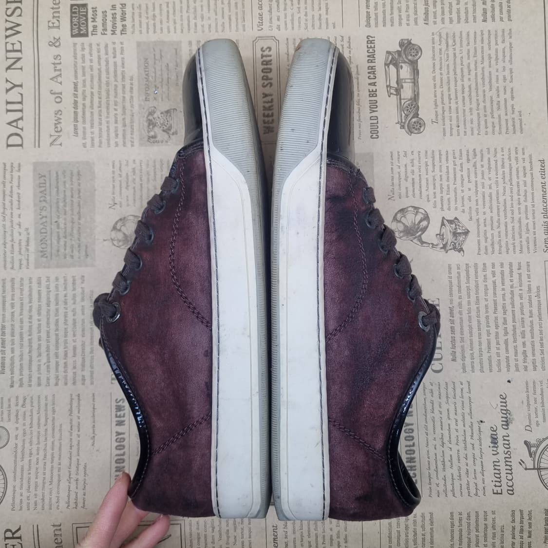 랑방 벨루어 남성스니커즈260  상품이미지5