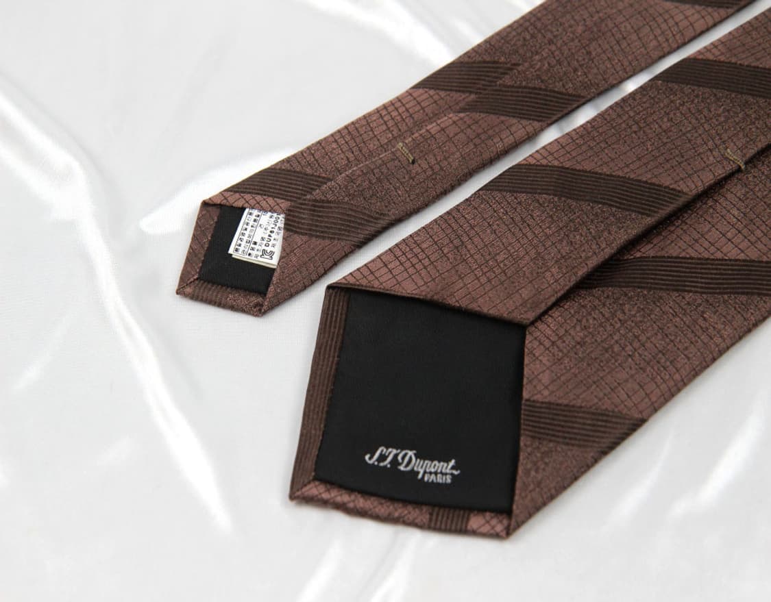 듀퐁 8.6cm A+등급 이태리 명품 넥타이 S.T. DUPONT 상품이미지3