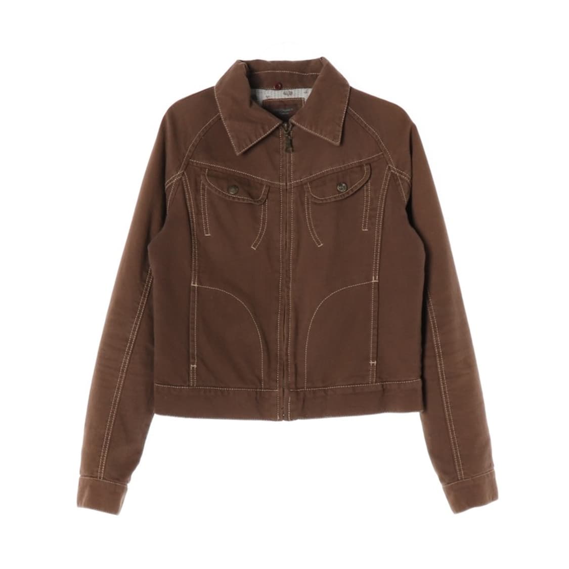 ORIGINAL&GLAMOUR 빈티지 코튼 트러커 자켓 S 상품이미지1