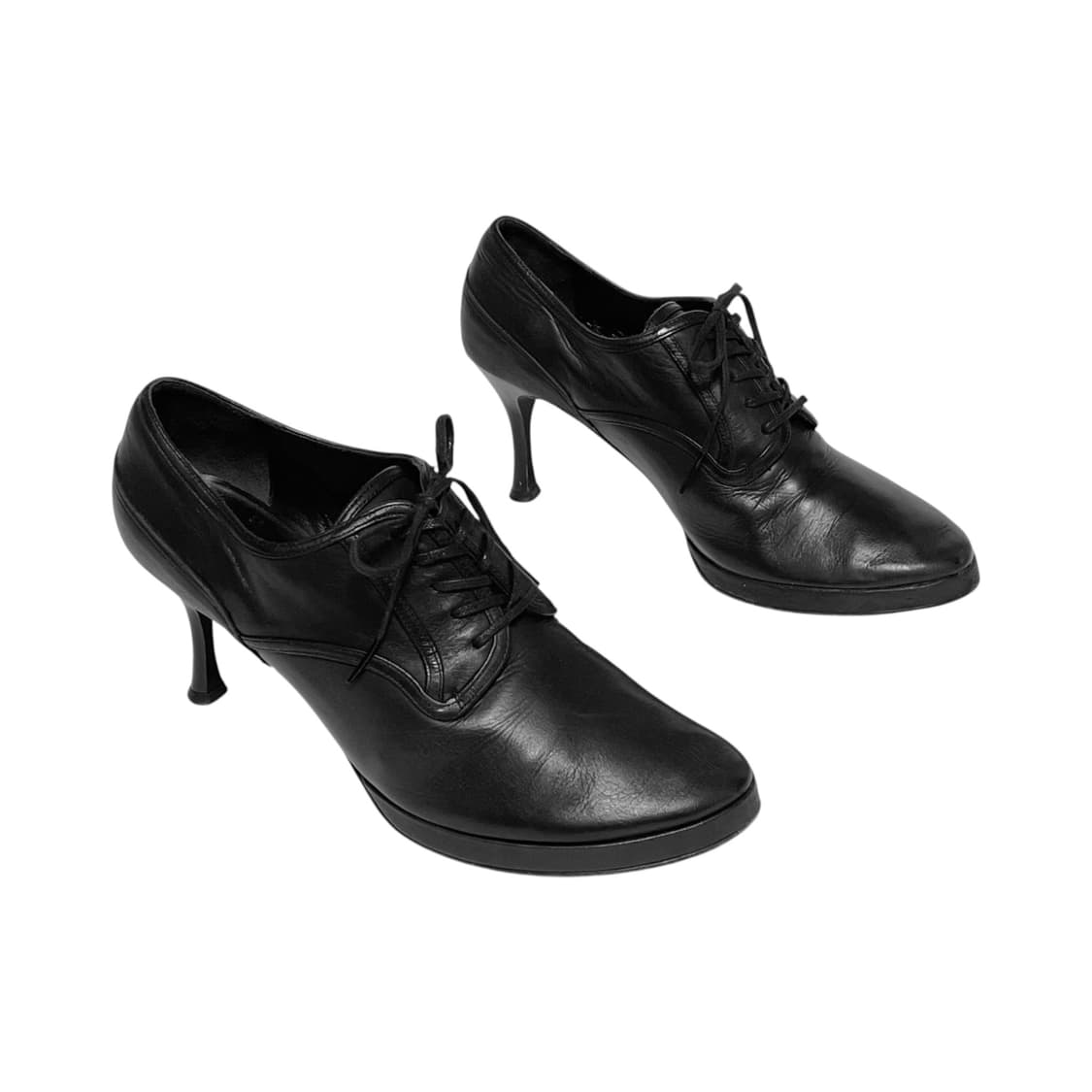 요지 야마모토 레이스업 커브드 힐 상품이미지2