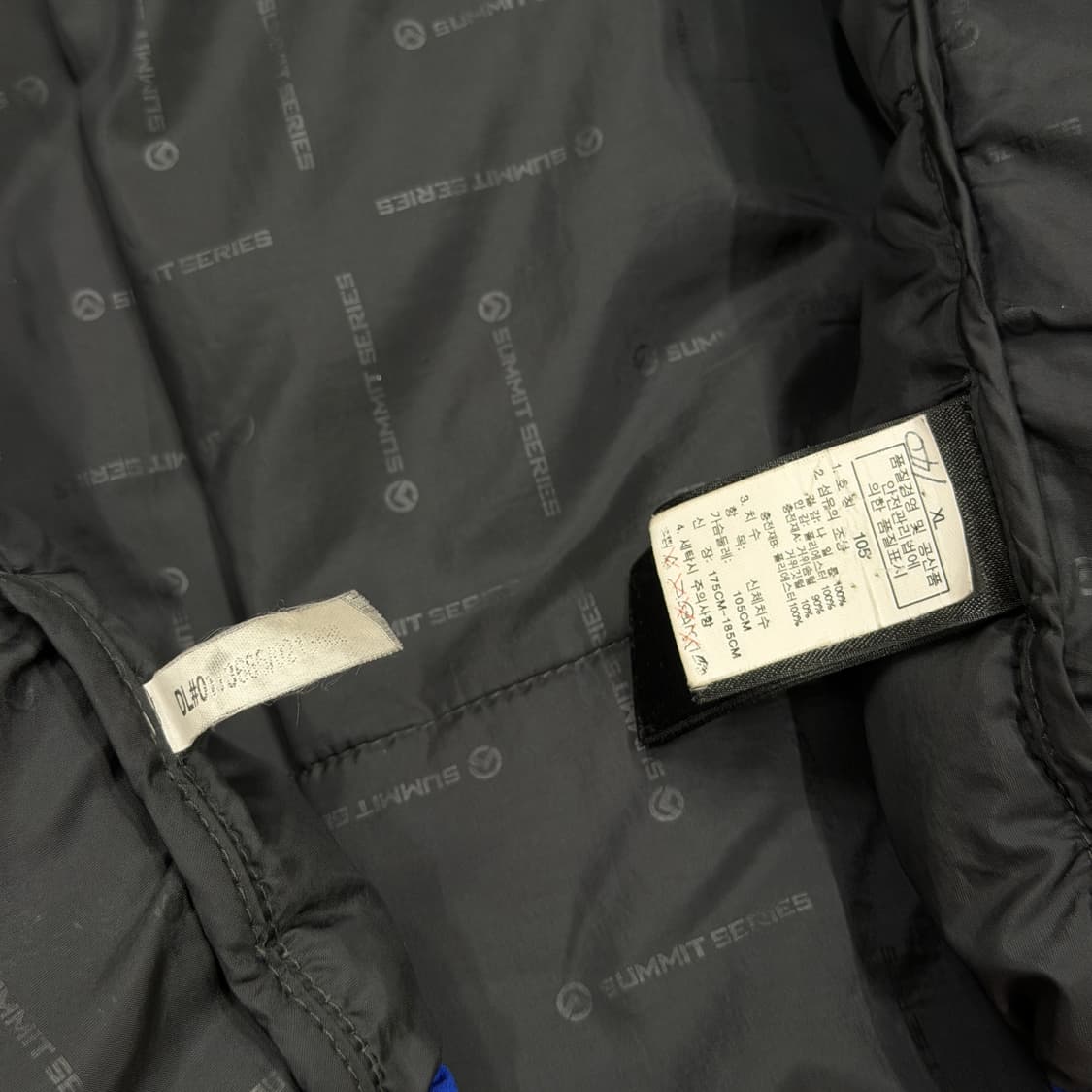 노스페이스 대장급 히말라야 써밋 윈드스토퍼 패딩 파카 블루 XL 105 상품이미지5