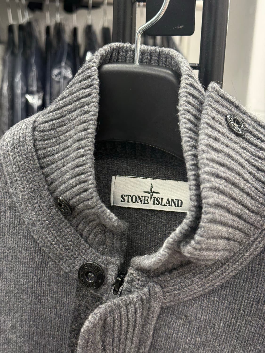 [L] 스톤아일랜드 울 집업 가디건 상품이미지5