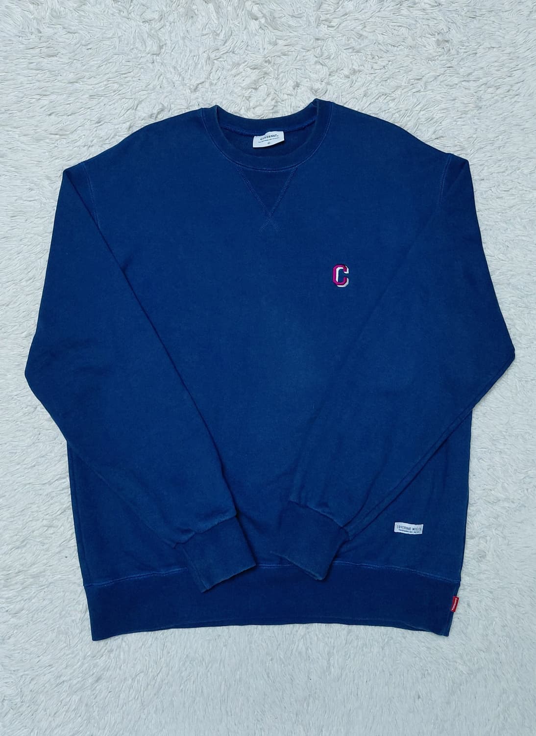 커버낫 블루 맨투맨 XL 상품이미지3