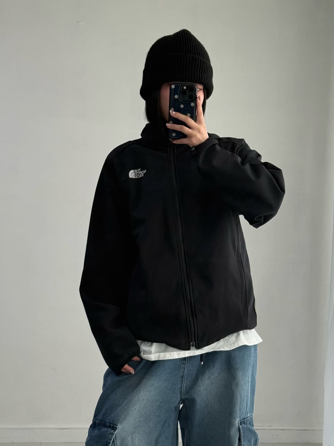 노스페이스 블랙 집업 상품이미지2