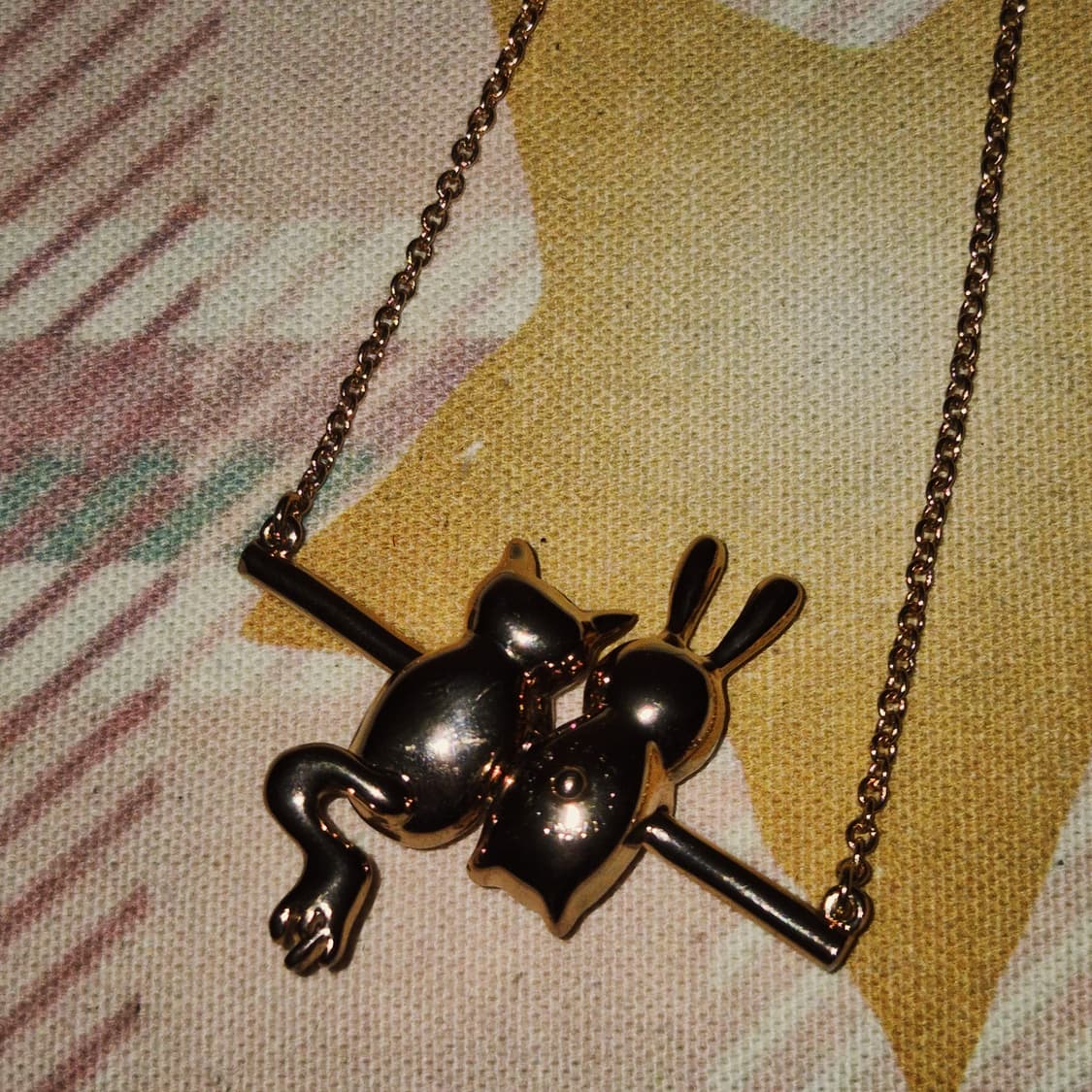 09s 마크제이콥스 로즈 골드 토끼&고양이 목걸이 상품이미지10