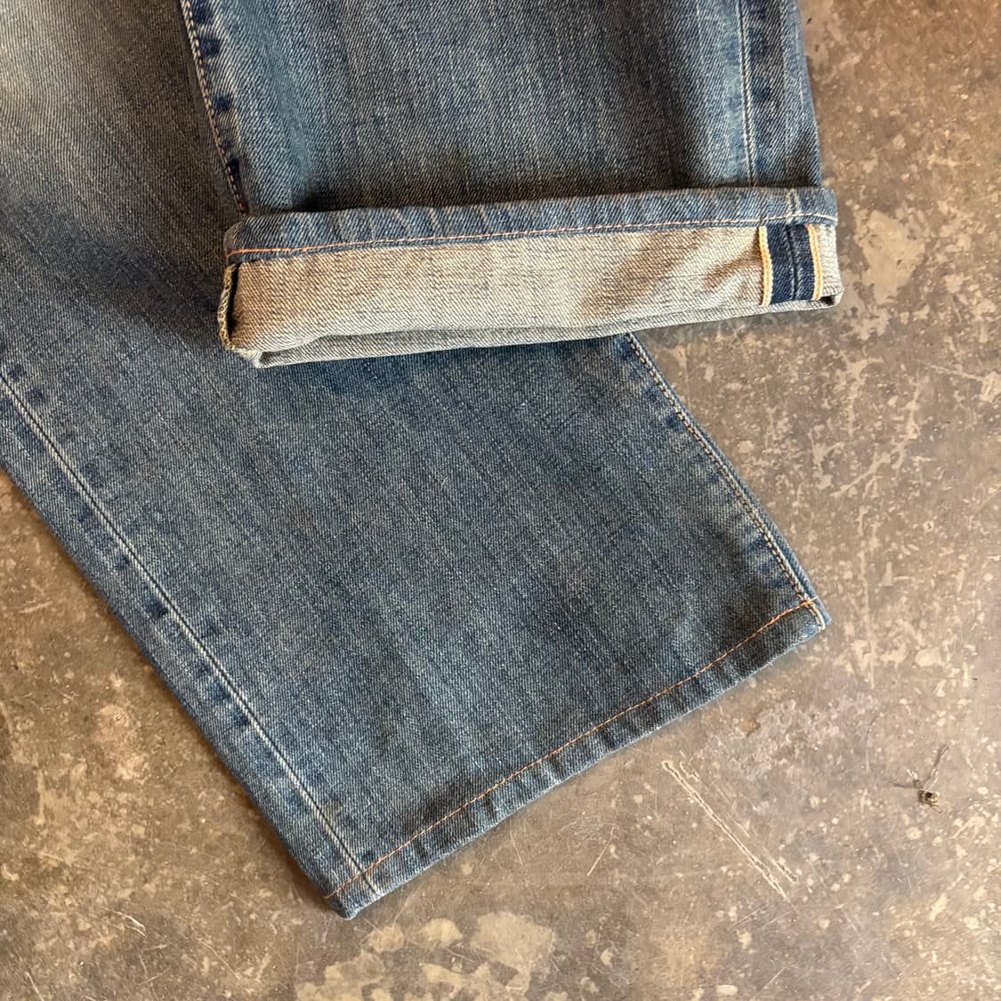 일본 에드윈 505x 셀비지 데님 팬츠 상품이미지8