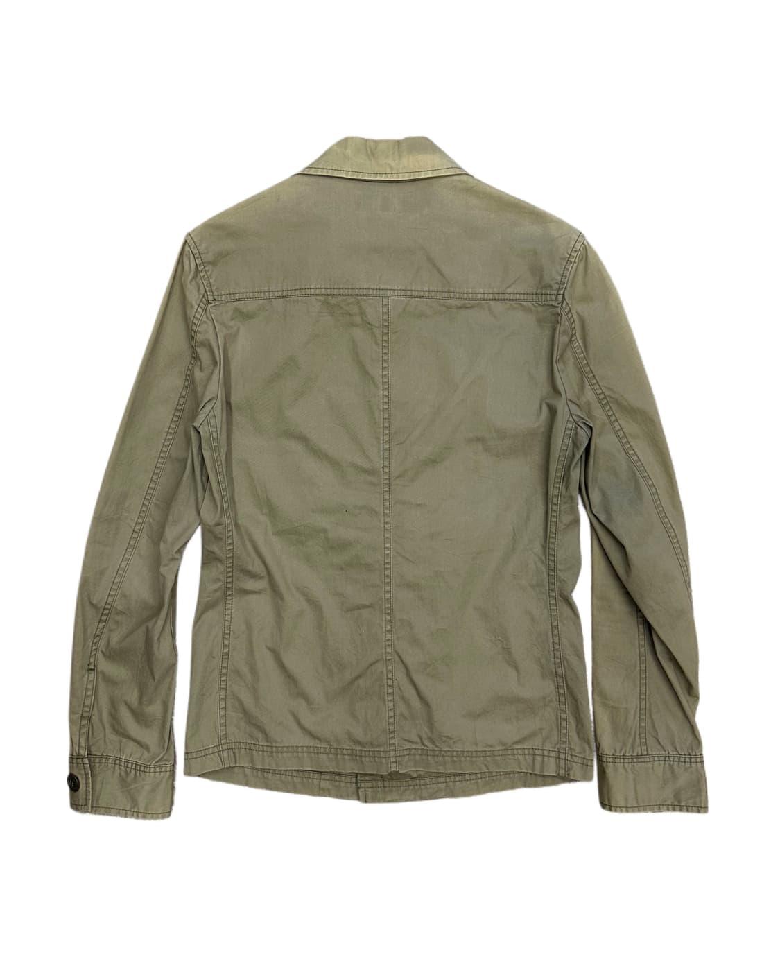 khkaki military zip-up shirt jacket 상품이미지5