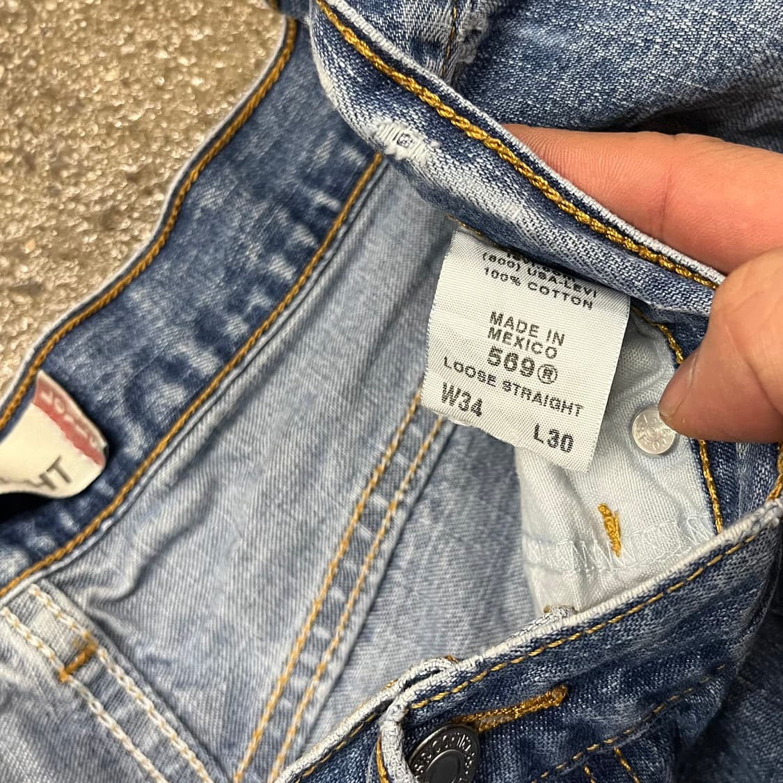 Levis569 데님 팬츠 (34”) 상품이미지6