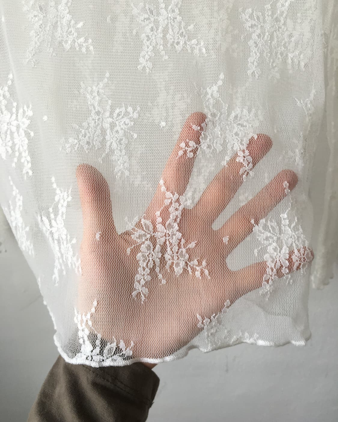 Lace see through top 상품이미지3