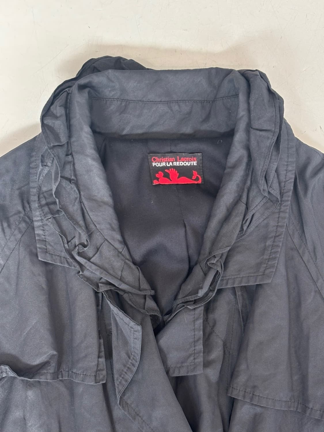 Christian Lacroix Ruffle Trench Coat 상품이미지4