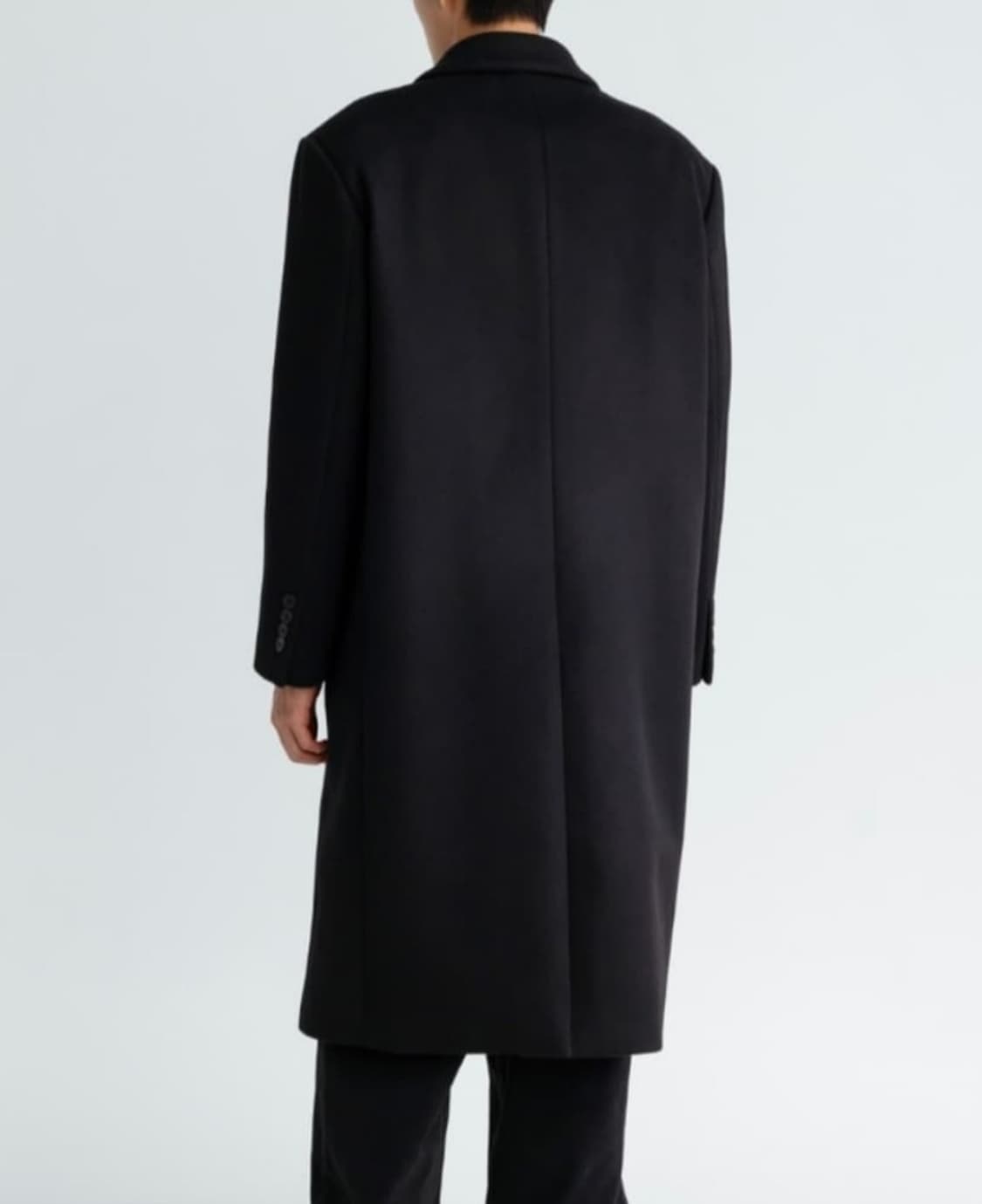 EQL 포켓 더블 브레스티드 코트 블랙(XL) 상품이미지3
