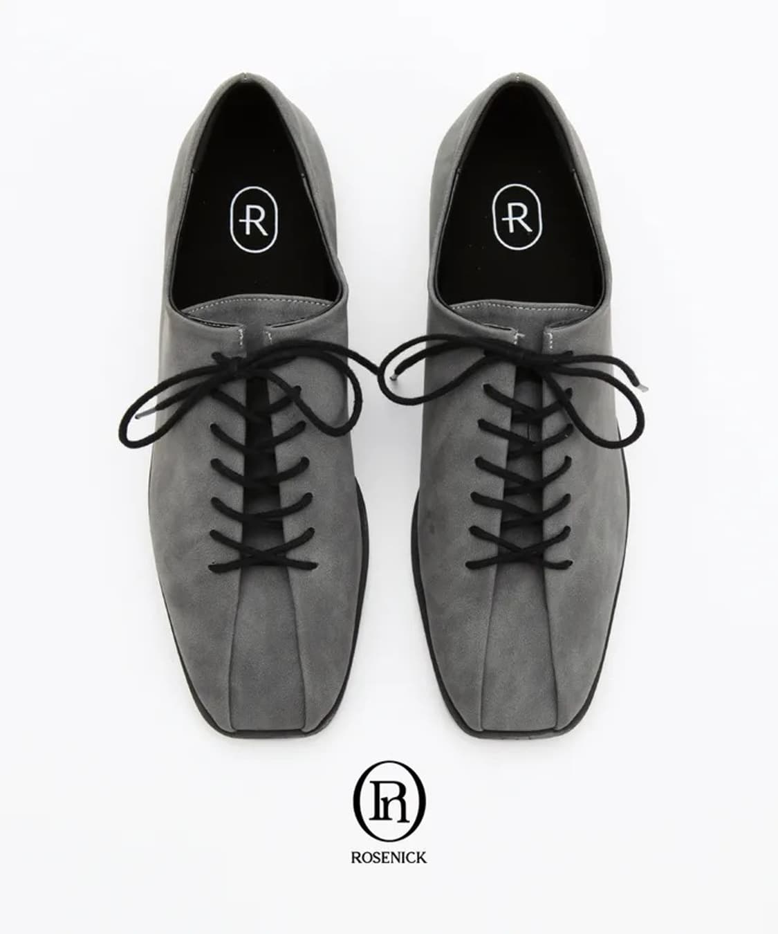 로제니크 레이스업 로퍼 235 누벅그레이 상품이미지1