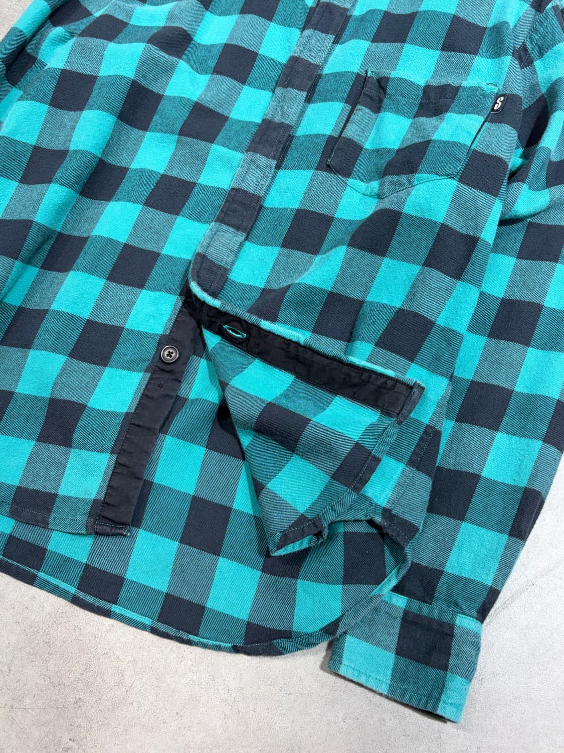 10s 스투시 플란넬 셔츠 상품이미지4
